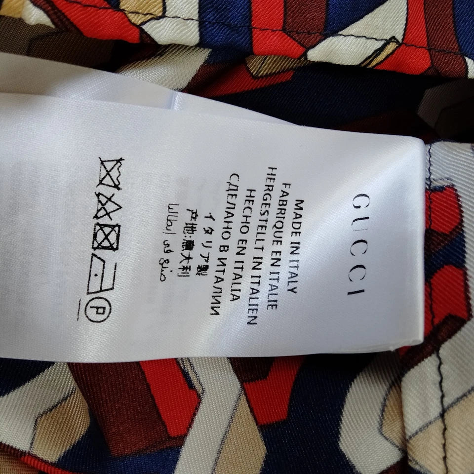 Gucci Italy. Vintage Alessandro Michele Designer Silk Top