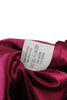 Calvin Klein NYC. Dark Pink Knee Length Sleeveless Zip Silk Slip Dress