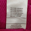 CHANEL PARIS. Vintage Bordeaux Cashmere Top w/3 Chanel Button Back