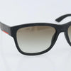 PRADA ITALY. Black Acetate Authentic Sunglasses