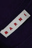 Marni Italy. Eggplant Color Cashmere Long Sleeve Pullover Crew Neck