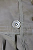 Gucci Italy. Beige Wool Mid Rise Buckle Detail Back Flare Leg Dress Pants