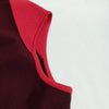 Alexander McQueen UK. Sarah Burton Designer. Textured Red/Black Rayon Fabric Geometric Sleeveless Dress