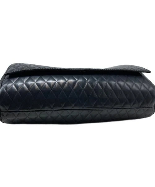 KAWA-KAWA JAPAN. Black Lambskin Quilted Small Leather Shoulder Bag shoulder bag