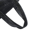 kawa-kawa Japan. Black Lambskin Leather Big Oversized Lucite Zipper, Red Lining Shoulder Bag