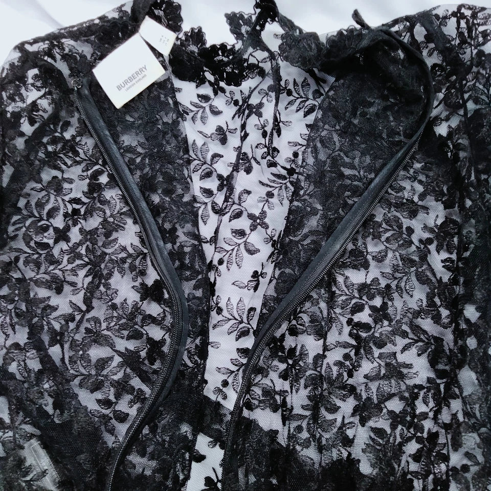 BURBERRY LONDON. Nylon Lace, Cotton Polyester Dress