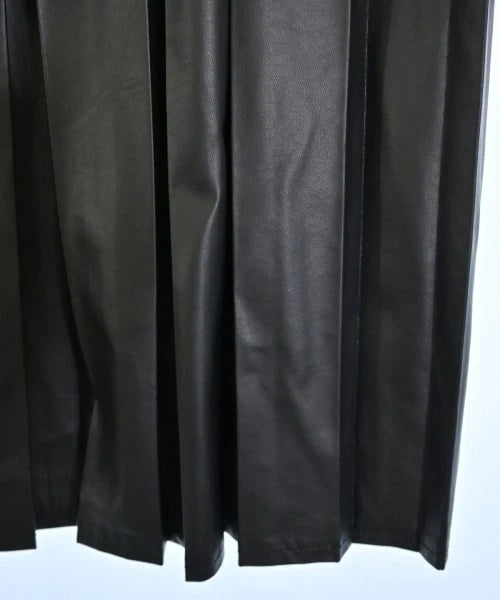 UNITED TOKYO JAPAN. Black Vegan Leather Long/Maxi Length Skirt