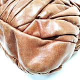 Miu Miu Italy. Caramel Brown Matalasse Leather Bag