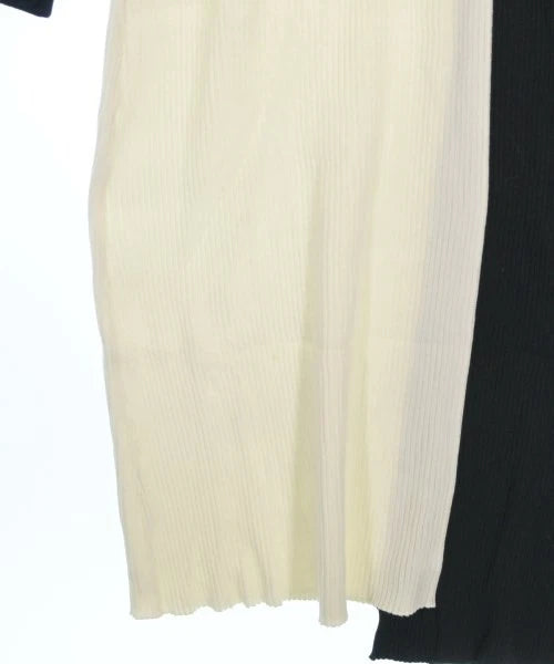 UNITED TOKYO JAPAN. BlackxIvory Nylon/Cotton Knit Dress