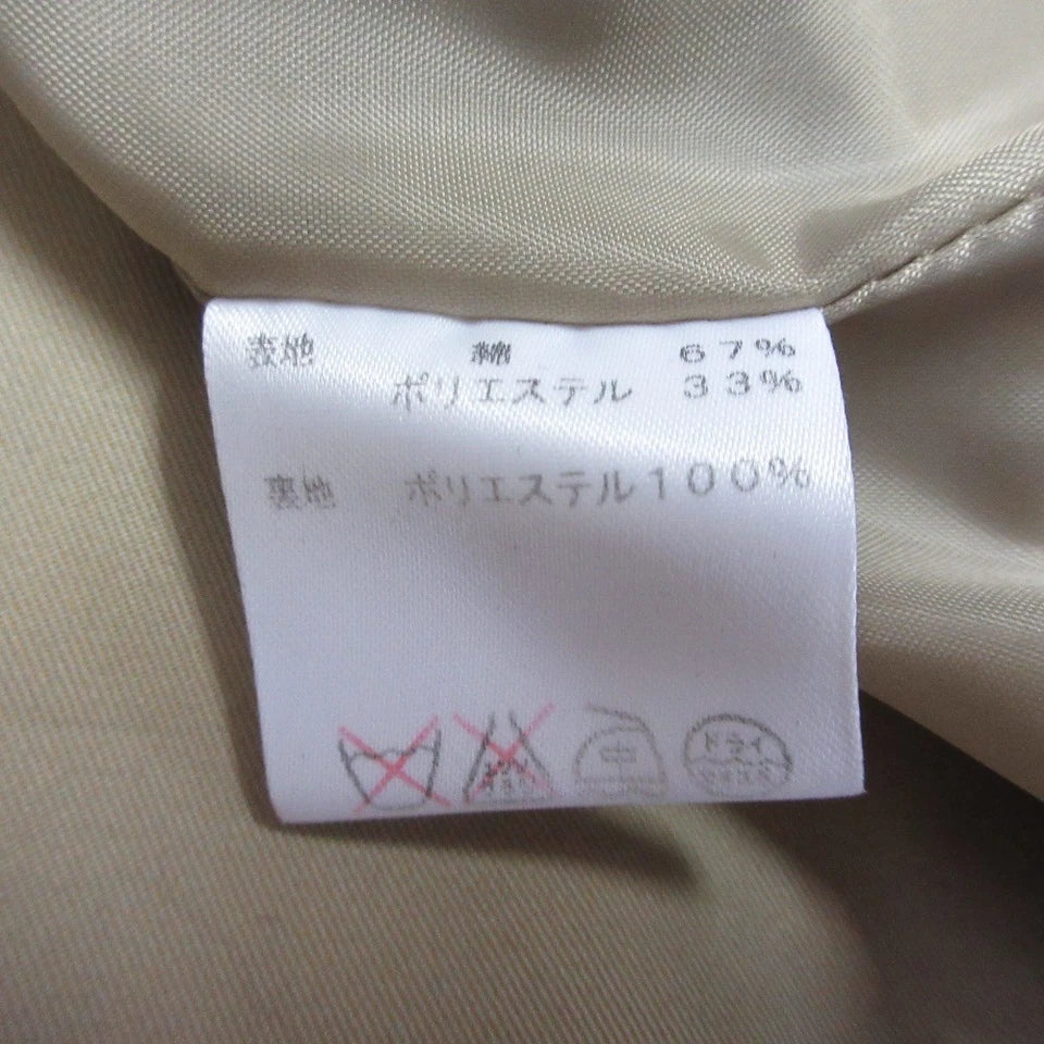 BARNEYS NEW YORK Vintage Beige Lined Trench Coat