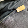 Chloe Paris. Black Leather Lucite Poured Handles Shoulder Bag