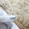DISCOAT JAPAN. 24SS Collection. Beige Shaggy Knit Sweater