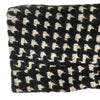Max Mara ITALY. Black/Grey Plaid Check Pattern Tweed Long Chester Coat