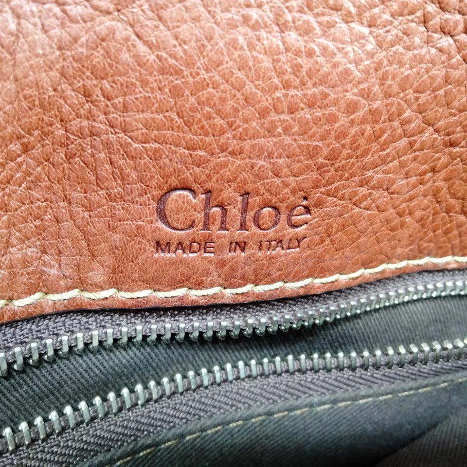 Chloe Paris. Phoebe Philo Design. Large Burnt Sienna Satchel / Shoulder Bag