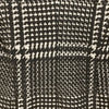 Max Mara ITALY. Black/Grey Plaid Check Pattern Tweed Long Chester Coat