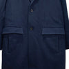 BEAUTY&YOUTH GARDENA Japan. Navy Italian Melton Chesterfield Coat