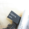 UNITED TOKYO JAPAN. Beige Tulle Embroidery Short Sleeve Top
