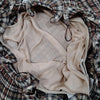 Burberry UK. Vintage Plaid Maxi Rayon Blend Skirt