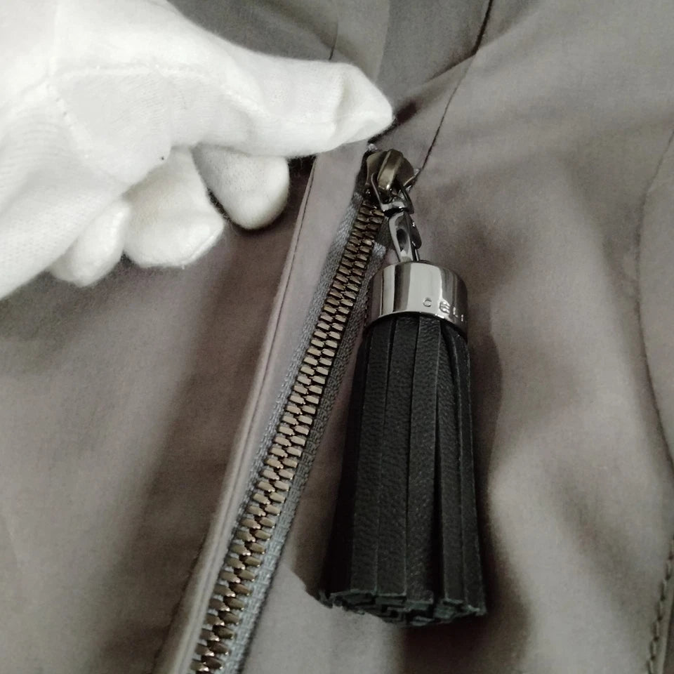 Celine Paris. Vintage Phoebe Philo Cotton, Polyurethane Coat