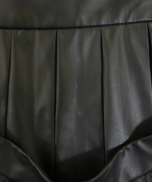 UNITED TOKYO JAPAN. Black Vegan Leather Long/Maxi Length Skirt