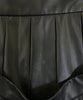 UNITED TOKYO JAPAN. Black Vegan Leather Long/Maxi Length Skirt