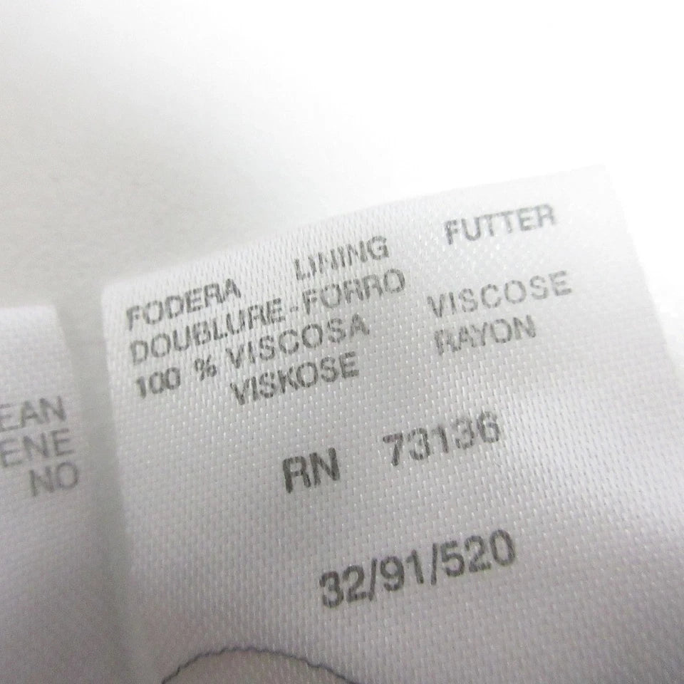 MAX MARA ITALY. Gray 100% silk tie-dye striped midi skirt