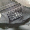 GUCCI ITALY. Vintage Black Canvas Logo Bag