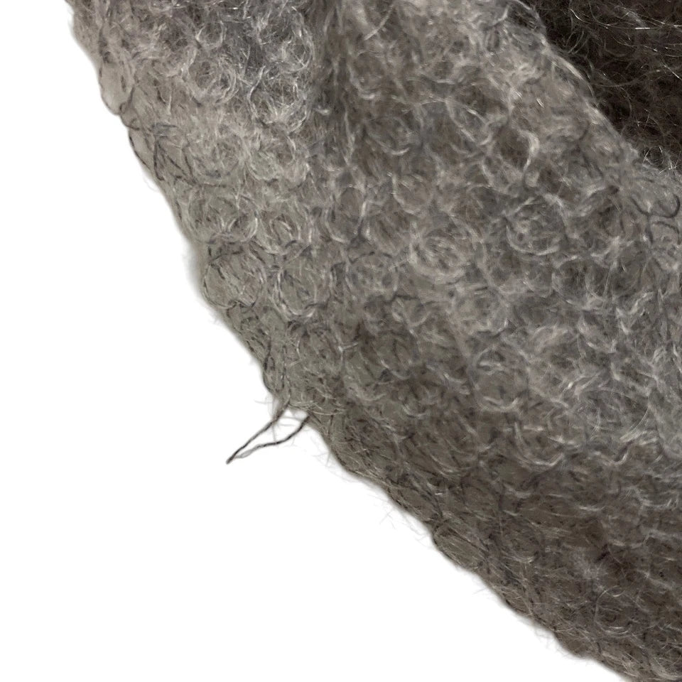 merry jenny japan. Gray Intentionally Distressing Openwork Ribbon Knit Sweater