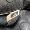 Chloe Paris. Black Leather Lucite Poured Handles Shoulder Bag
