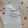 CHRISTIAN DIOR PARIS. White Silk w/Red Dots Sleeveless Top