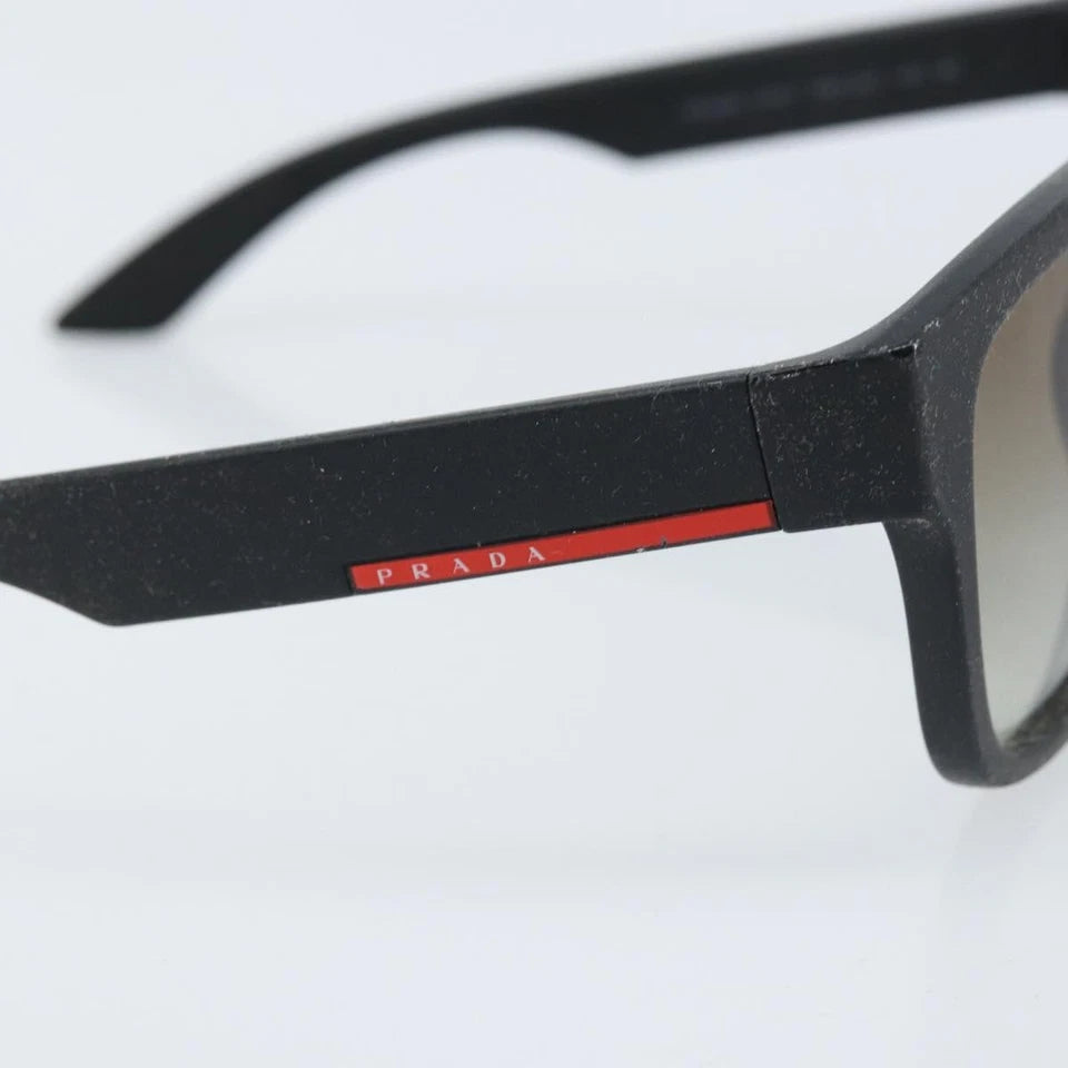 PRADA ITALY. Black Acetate Authentic Sunglasses