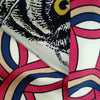 Gucci Italy. Vintage Alessandro Michele Design. Silk Abstract Print Top