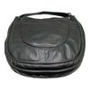 MICHIAMO JAPAN. Black Extra Large Hobo Style Lambksin Leather Shoulderbag