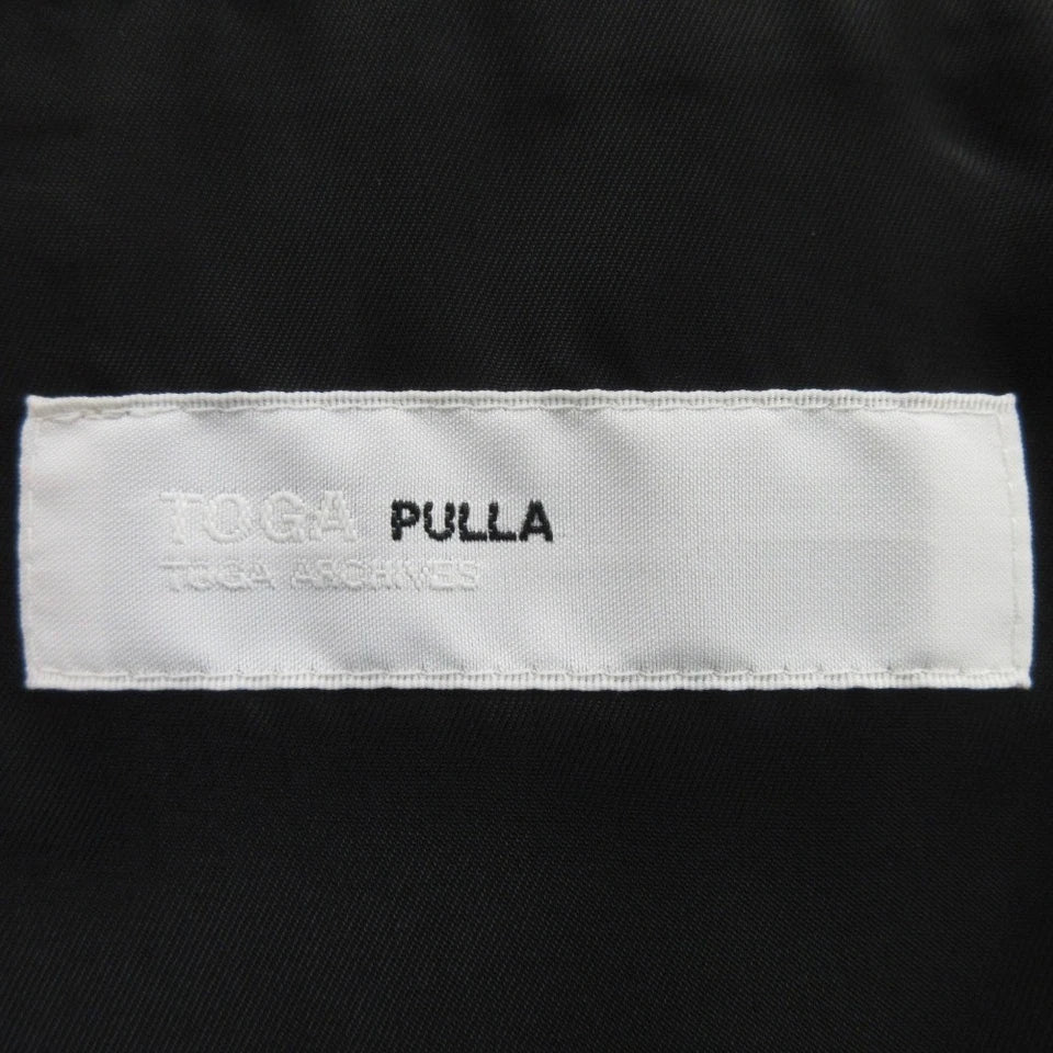 TOGA PULLA ARCHIVES JAPAN. 21SS Collection Ribbon Sleeveless Long Dress TP11-FH275 Size 38 Black