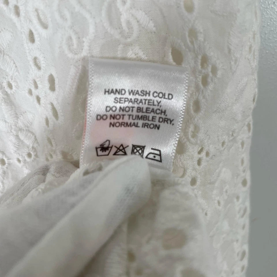 playalucila JAPAN. One piece white cotton Dress