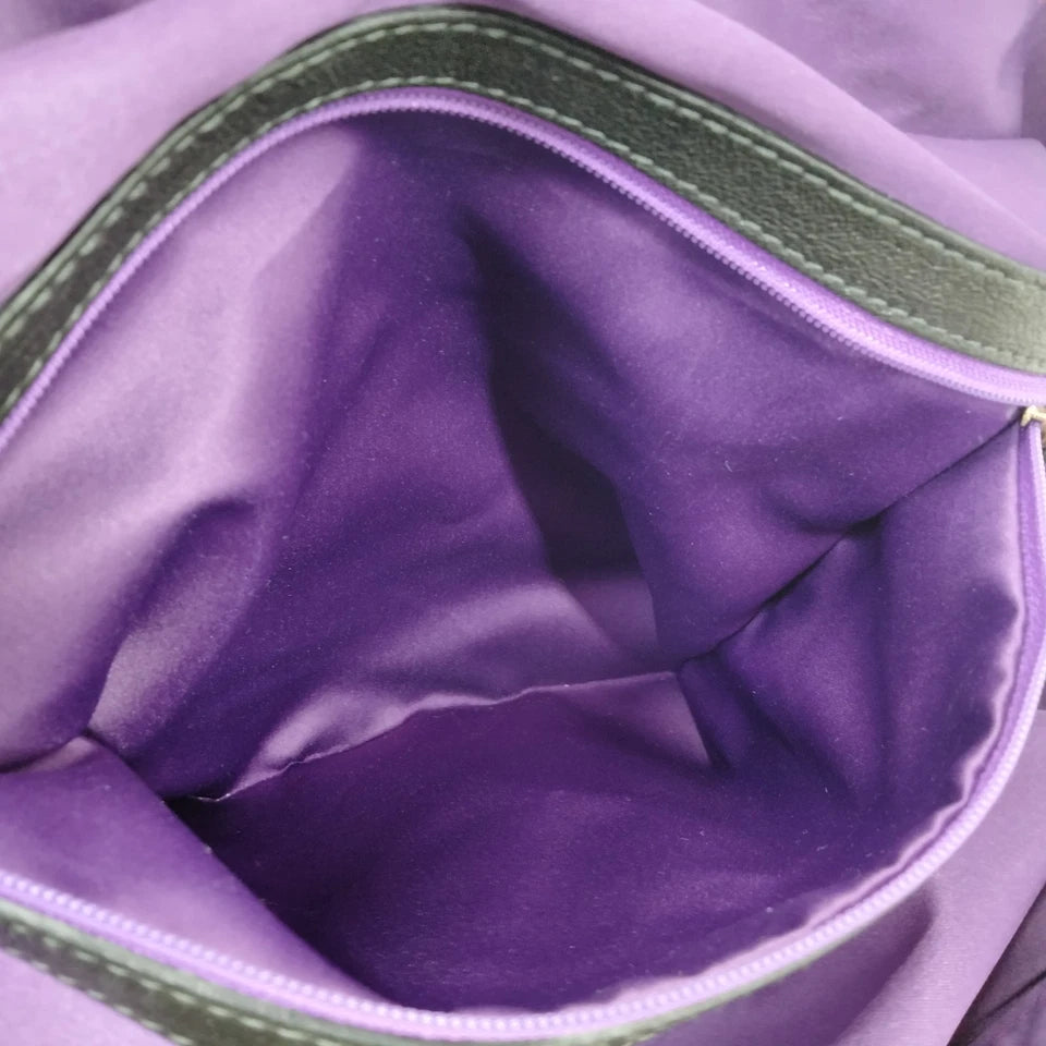 Dolce&Gabbana Italy. D&G. Black Leather Multiple Zippers Design Shoulderbag / Handbag