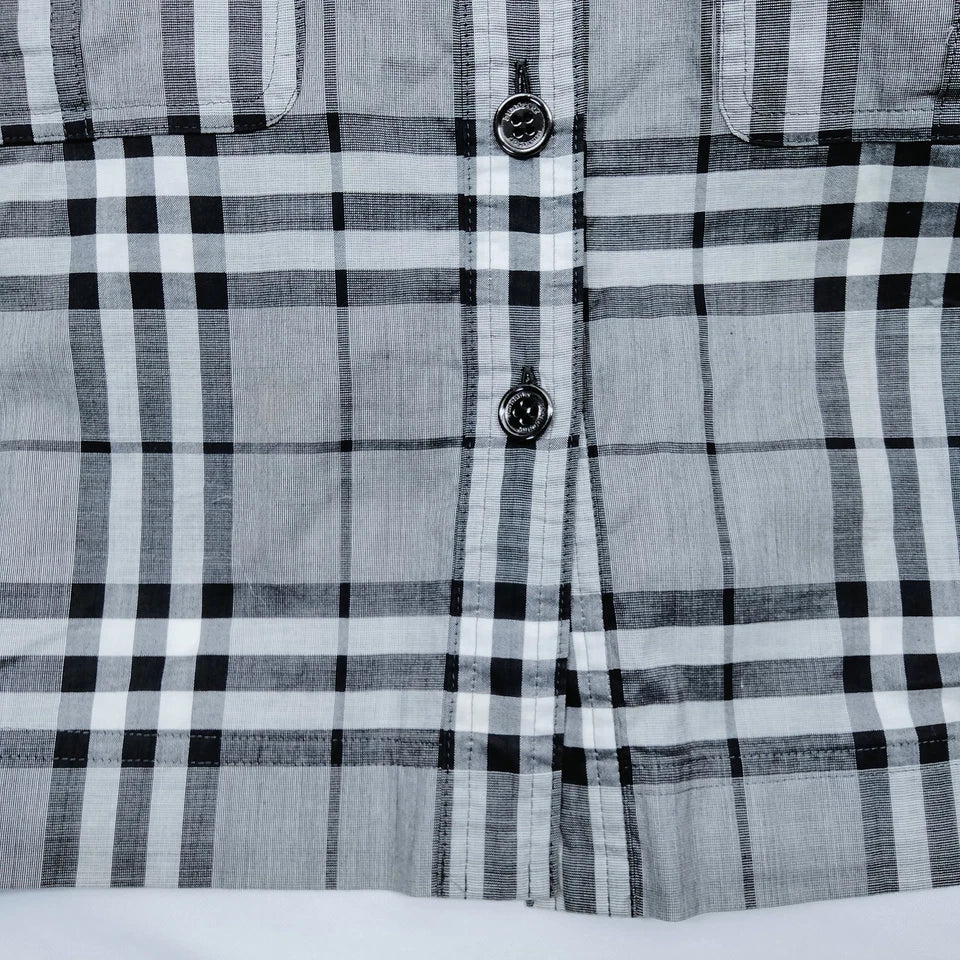 Burberry London. Cotton Plaid Belted Dress