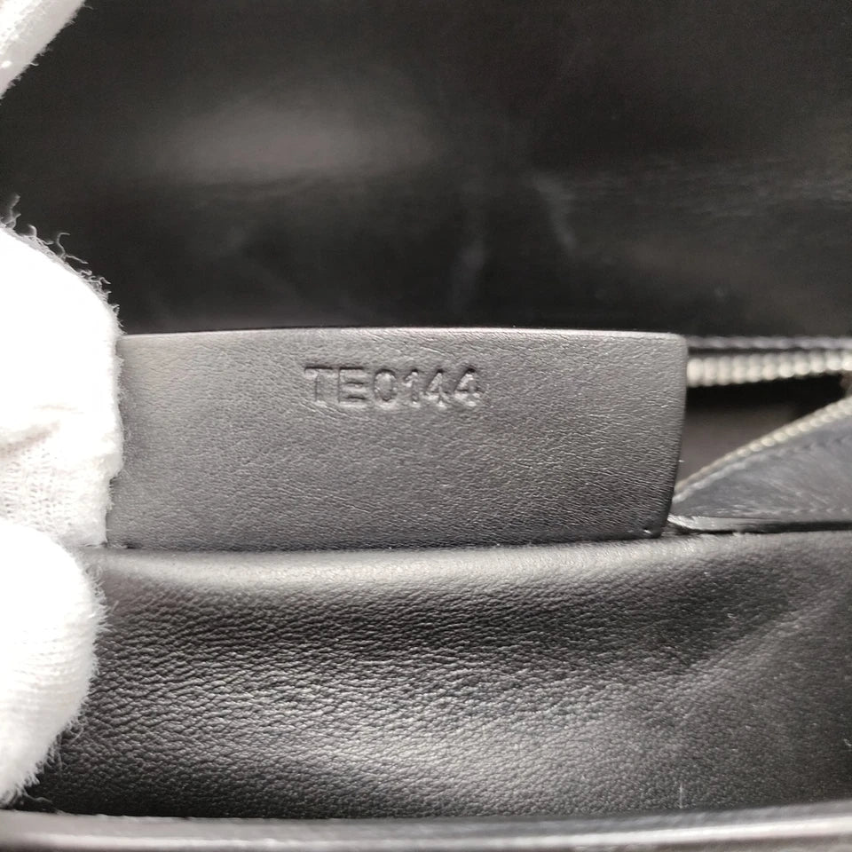 Givenchy Paris. Black Pony Hair Flap  Black Leather Shoulder Bag
