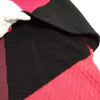Alexander McQueen UK. Sarah Burton Designer. Textured Red/Black Rayon Fabric Geometric Sleeveless Dress