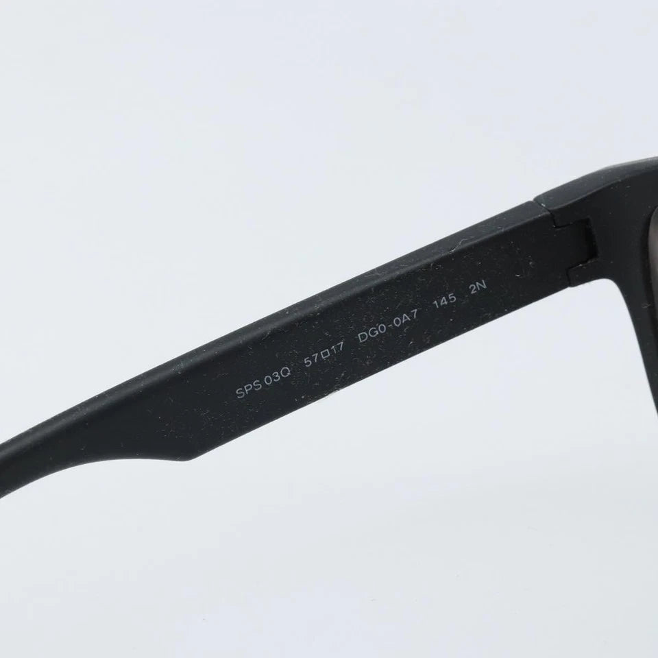 PRADA ITALY. Black Acetate Authentic Sunglasses
