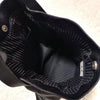 Kawa-Kawa Japan. Black Lambskin Soft Leather Shoulder Bag