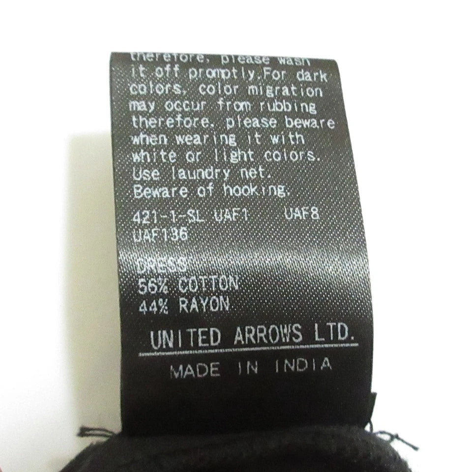 UNITED ARROWS JAPAN. 2024 Collection Black Sleeveless Flare Dress