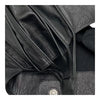 MICHIAMO JAPAN. Black Extra Large Hobo Style Lambksin Leather Shoulderbag