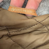 Vintage Faux Fur Coat Women Gray White Wolf Pattern Shaggy Quilted Lined