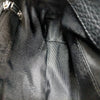 LOEWE MADRID. Black Pebbled Leather Silver Hardware Mini Shoulder Bag