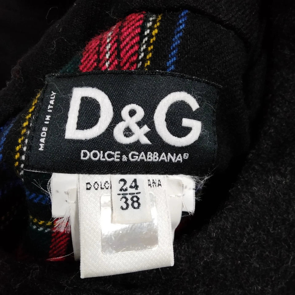DOLCE&GABBANA ITALY. D & G Grey Wool Long Coat