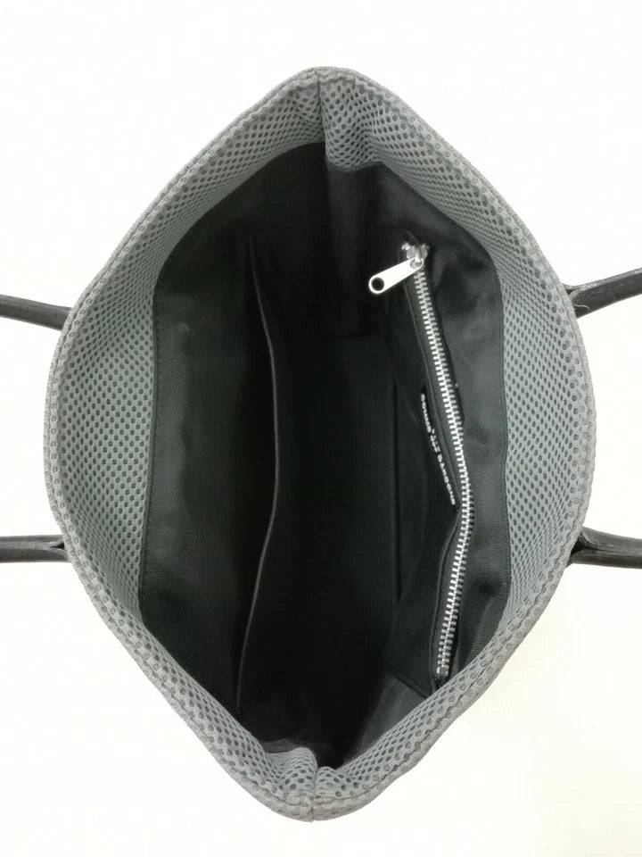 Comme des Garcons Japan. Grey/Brown Medium Tote Bag