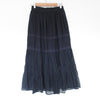Kumikyoku Japan. 23SS Collection Navy Lacy Voile Skirt
