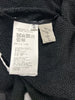 Yohji Yamamoto Japan. Black Linen loose weave linen Sweater Knit Top