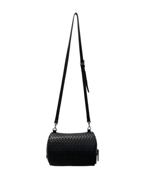 KAWA-KAWA JAPAN. Black Lambskin Quilted Small Leather Shoulder Bag shoulder bag